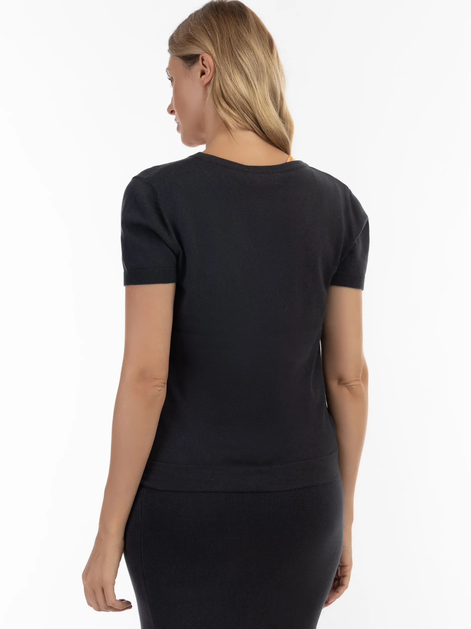 Usha Damen Strickpullover in anthrazit