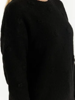 Usha Damen Strickpullover in schwarz