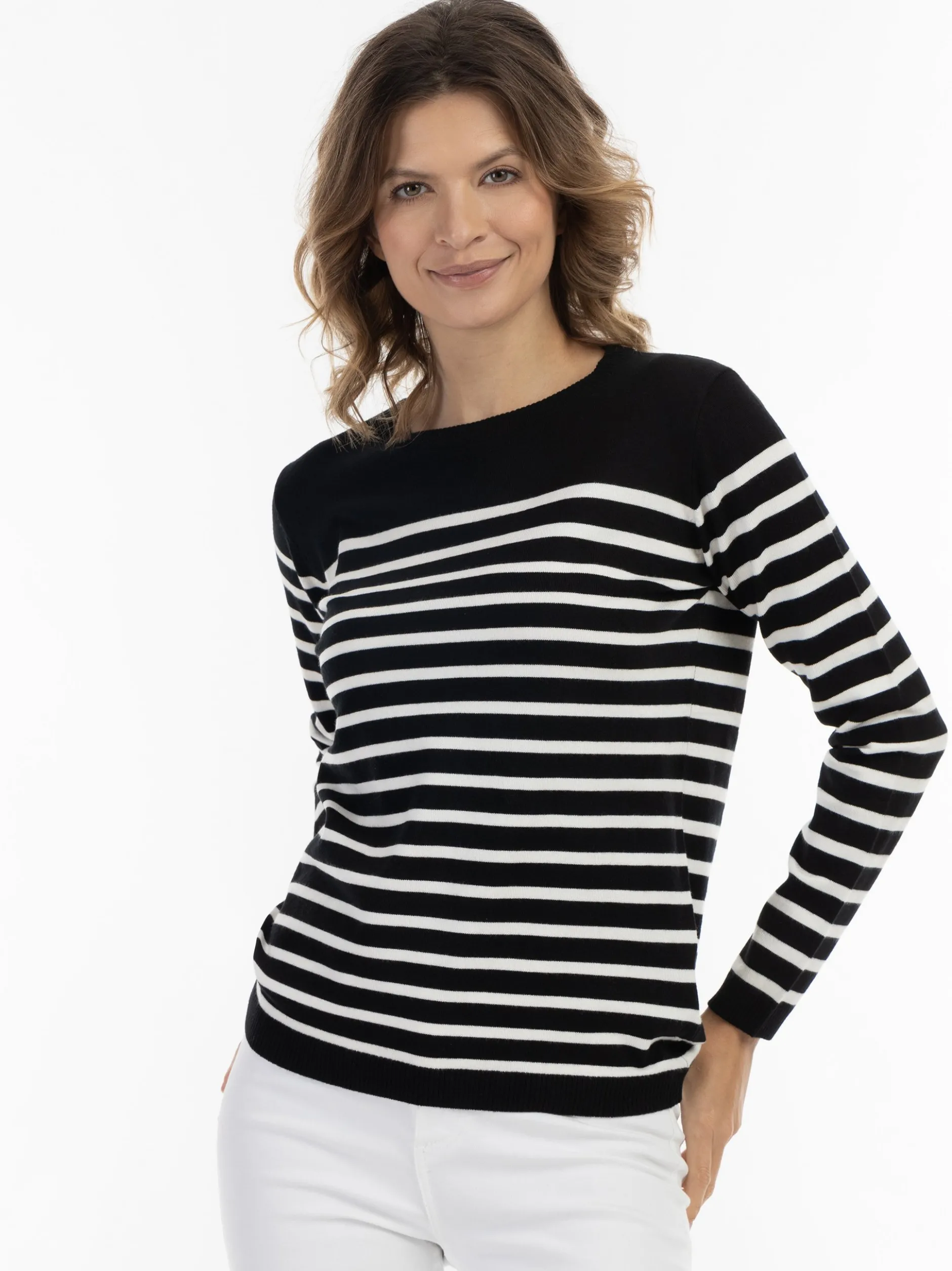 Usha Damen Strickpullover in mehrfarbig