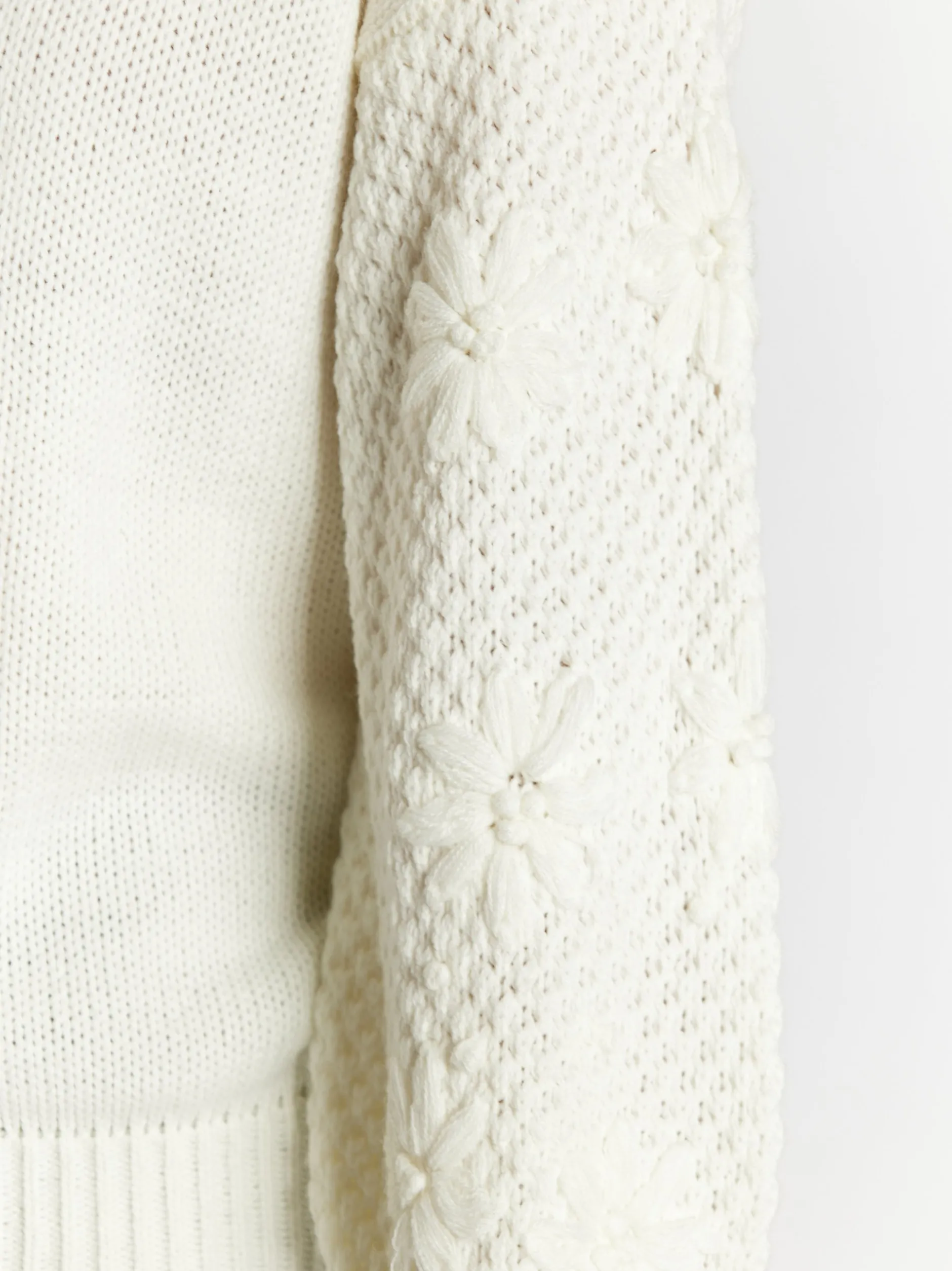 Usha Damen Strickpullover in weiß