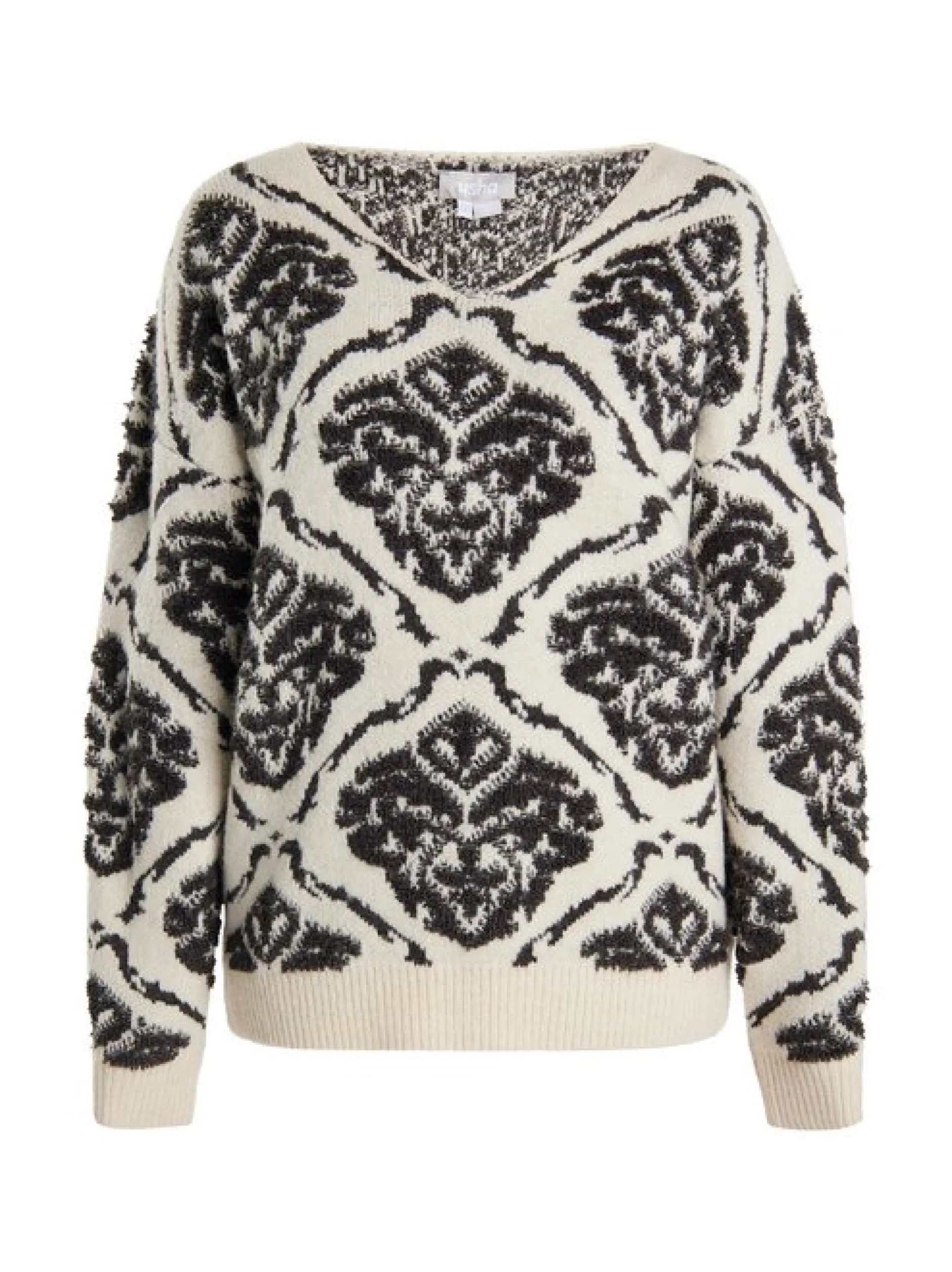 Usha Damen Strickpullover in ecru