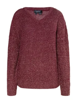 Usha Damen Strickpullover in rot