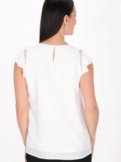 Usha Damen Top in weiß