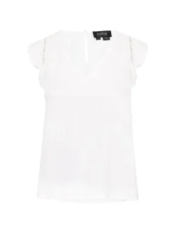 Usha Damen Top in weiß