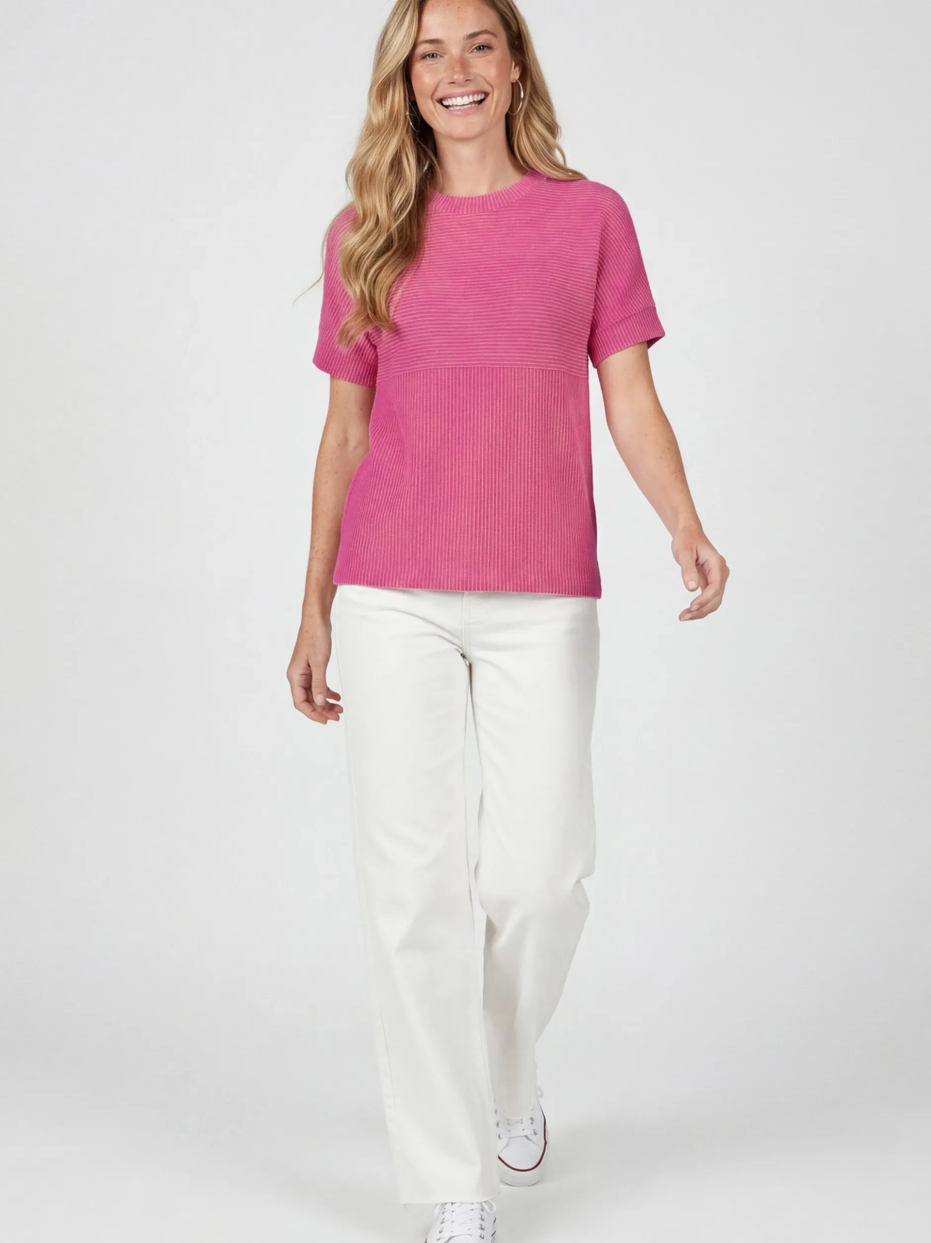 Usha Damen T-Shirt in pink