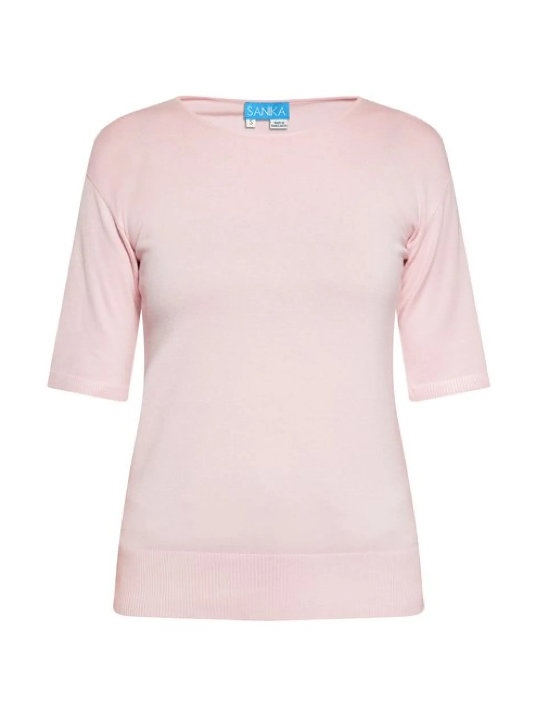 Usha Damen T-Shirt in rosa - Ausschnitt: Rundhals