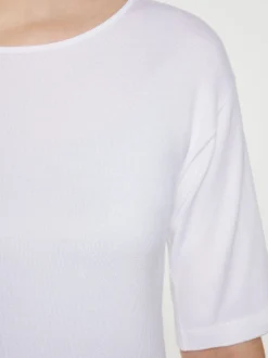 Usha Damen T-Shirt in weiß - Ausschnitt: Rundhals
