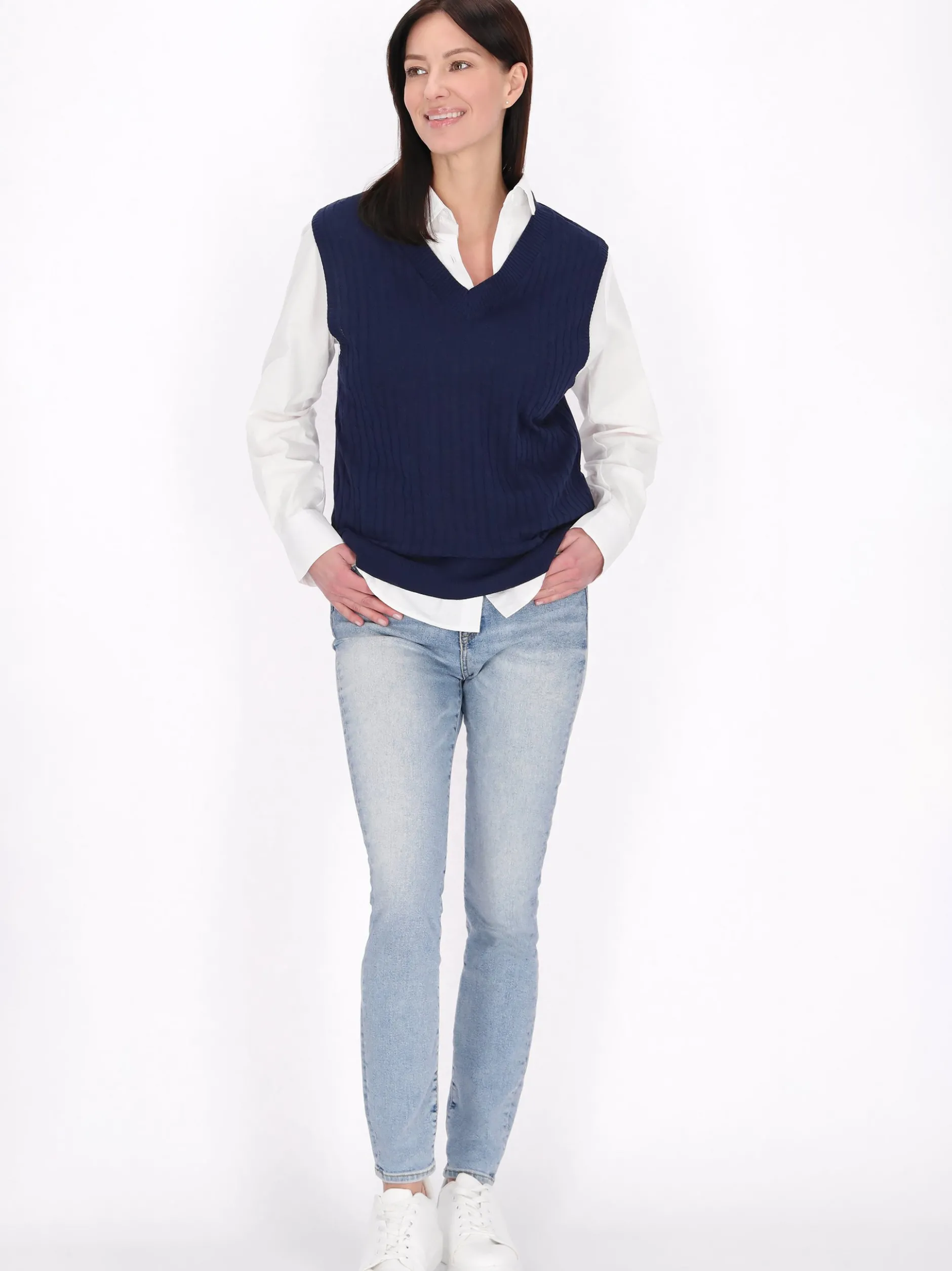 Usha Damen Weste in marine