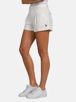U.S. Polo Assn. Damen Hose - USOolivia in weiß
