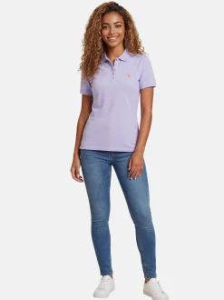 U.S. Polo Assn. Damen Poloshirts - USSiirena in lila