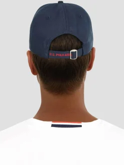 U.S. Polo Assn. Herren Baseball Cap - USKaii in blau