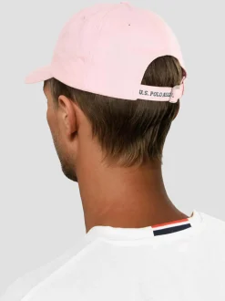 U.S. Polo Assn. Herren Baseball Cap - USKaii in pink