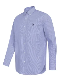 U.S. Polo Assn. Herren Hemd - USDeclaan in blau