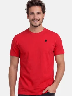 U.S. Polo Assn. Herren Herren T-Shirt - USNaash in rot