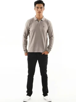 U.S. Polo Assn. Herren Poloshirt - USJayson in grau