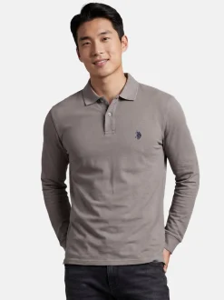 U.S. Polo Assn. Herren Poloshirt - USJayson in grau
