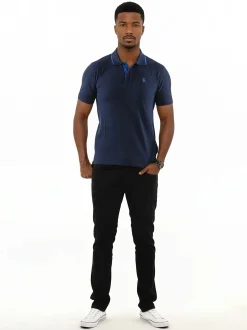 U.S. Polo Assn. Herren Poloshirts - USKayle in blau
