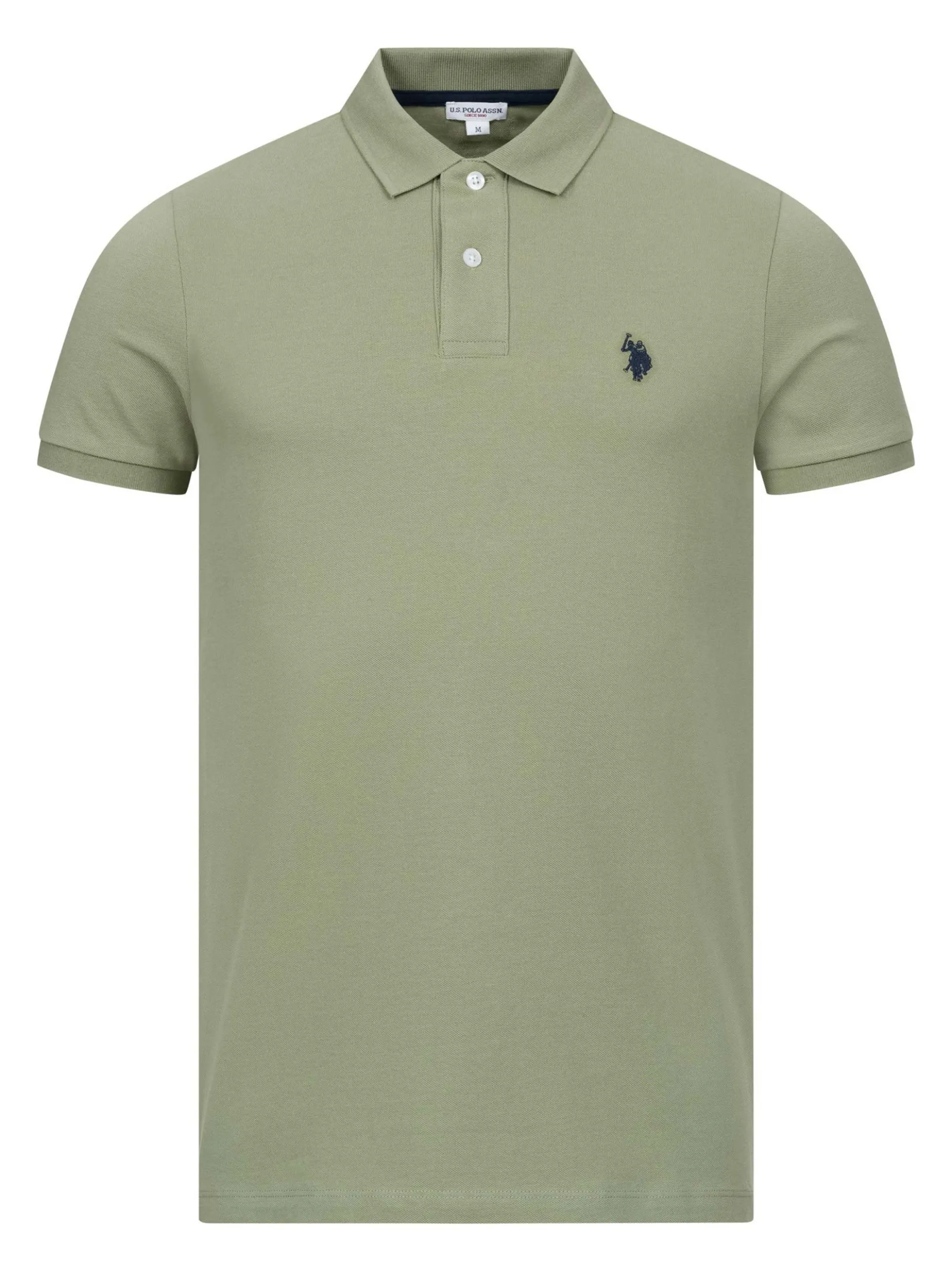 U.S. Polo Assn. Herren Poloshirt - USBrodyy in oliv