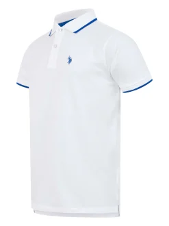 U.S. Polo Assn. Herren Poloshirt - USTristaan in weiß