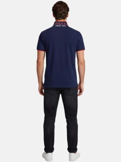 U.S. Polo Assn. Herren Poloshirts - USKayle in blau