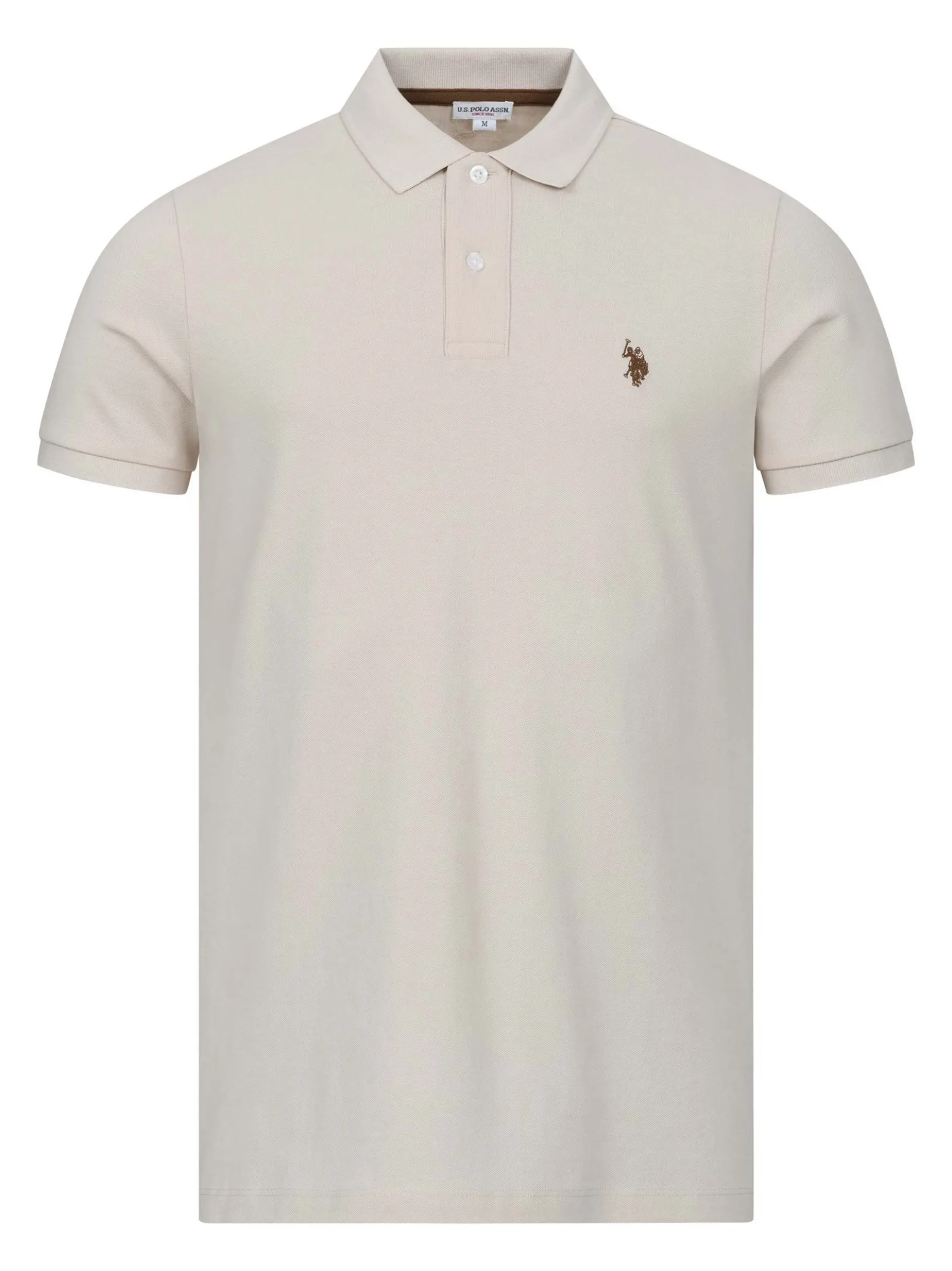U.S. Polo Assn. Herren Poloshirt - USBrodyy in sand