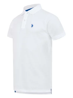 U.S. Polo Assn. Herren Poloshirt - USRyyan in weiß