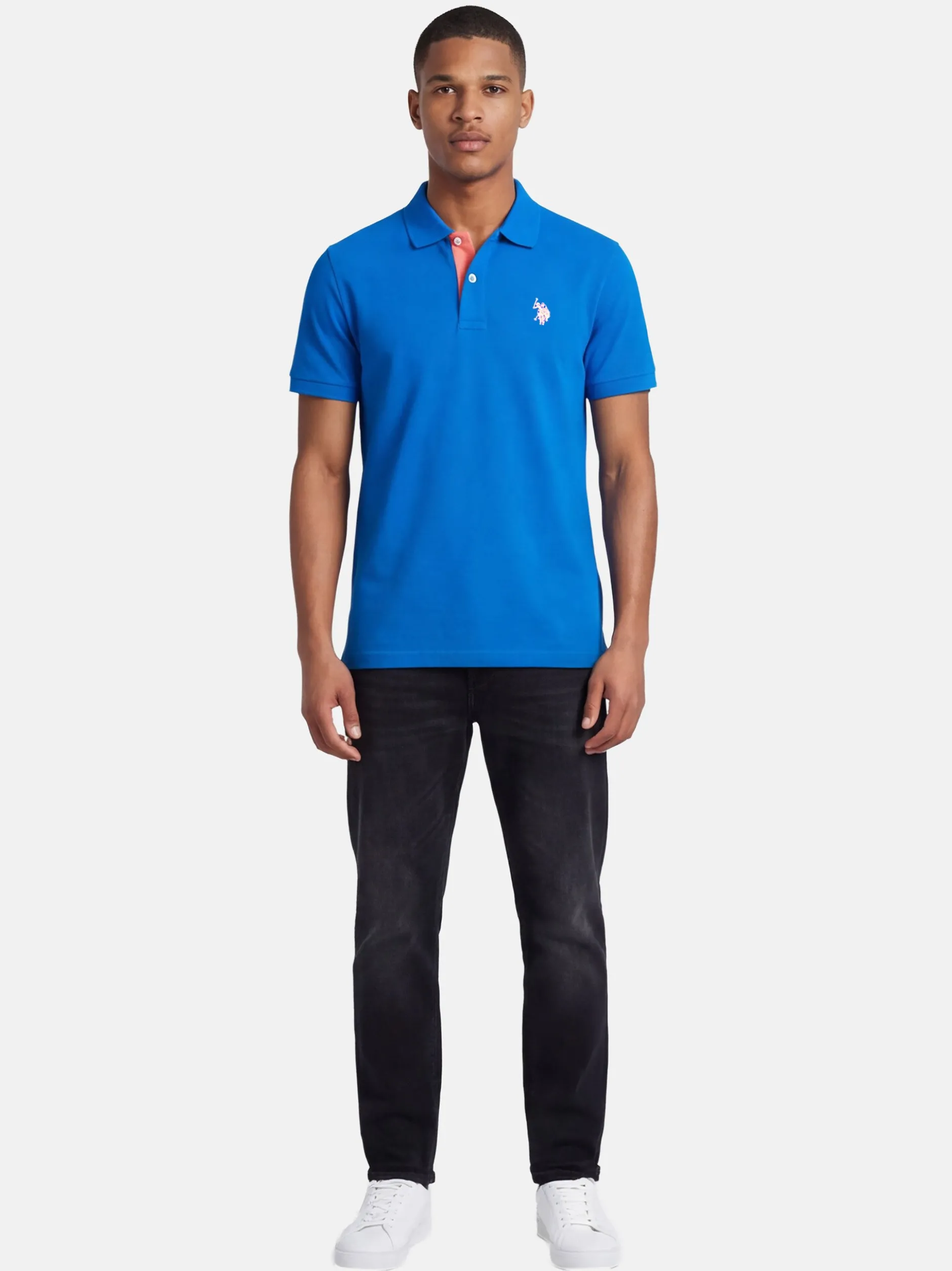 U.S. Polo Assn. Herren Poloshirt - USRyyan in blau