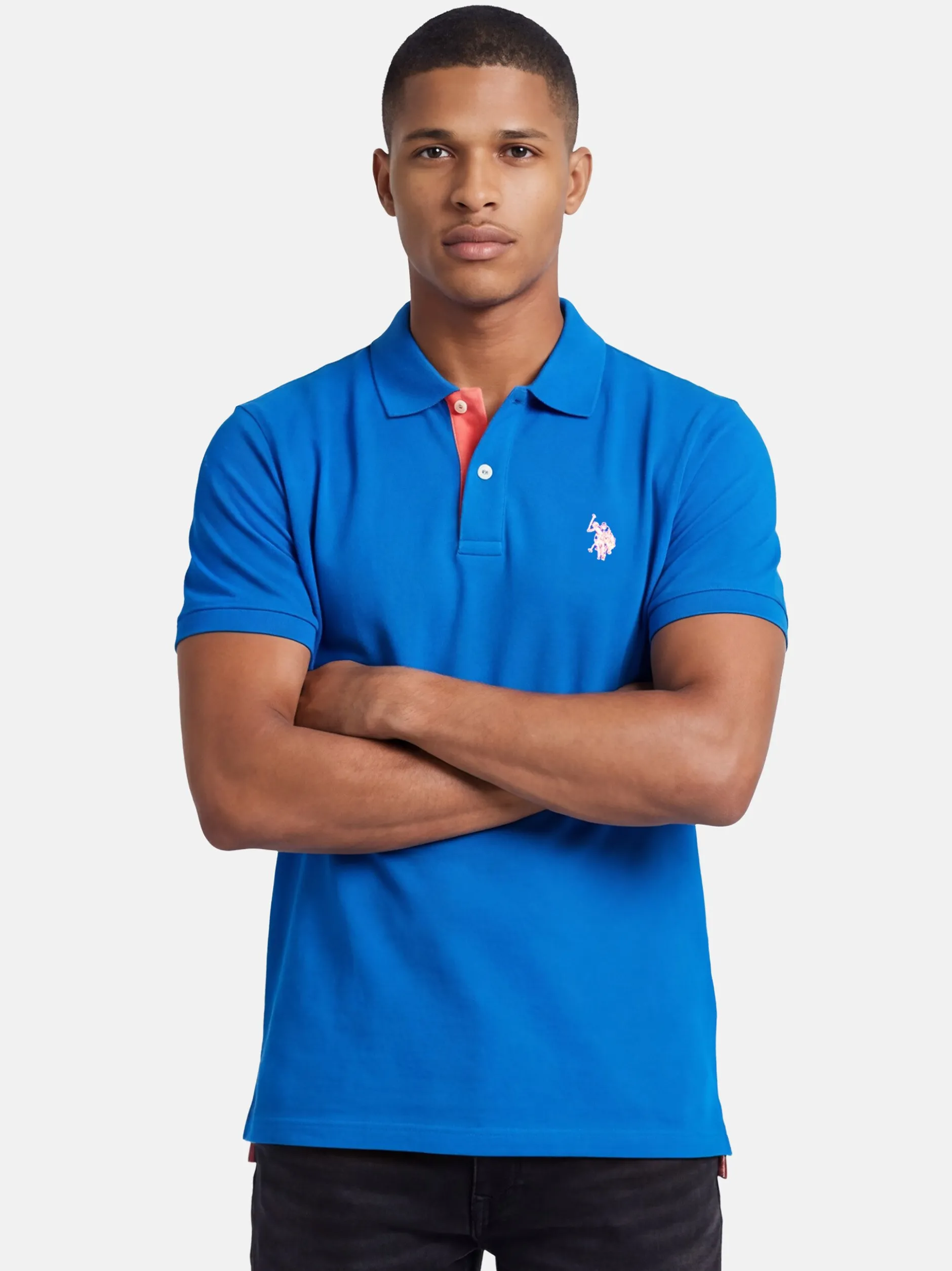 U.S. Polo Assn. Herren Poloshirt - USRyyan in blau
