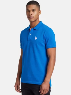 U.S. Polo Assn. Herren Poloshirt - USRyyan in blau