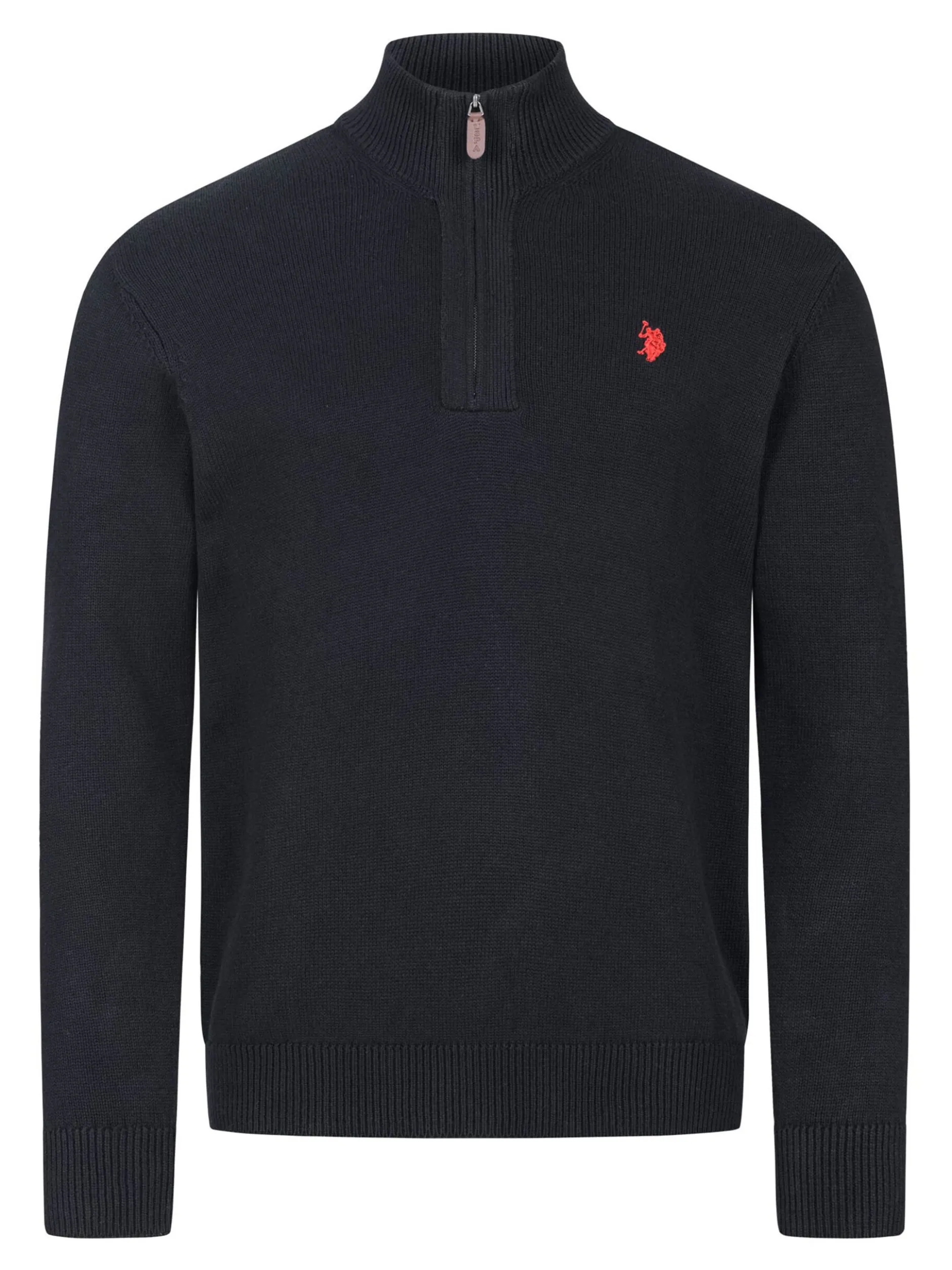 U.S. Polo Assn. Herren Pullover - USLogaan in schwarz