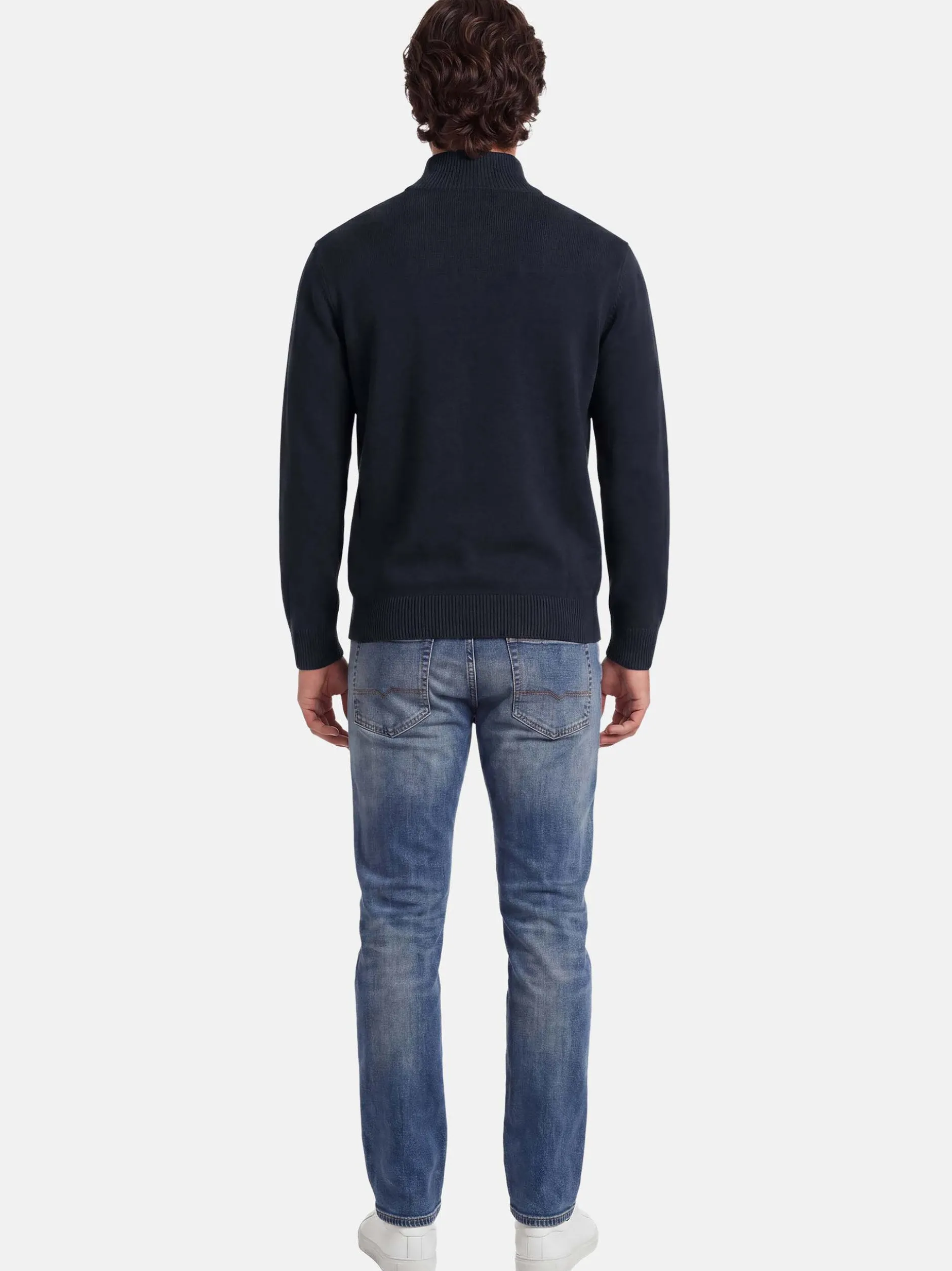 U.S. Polo Assn. Herren Pullover - USLogaan in schwarz