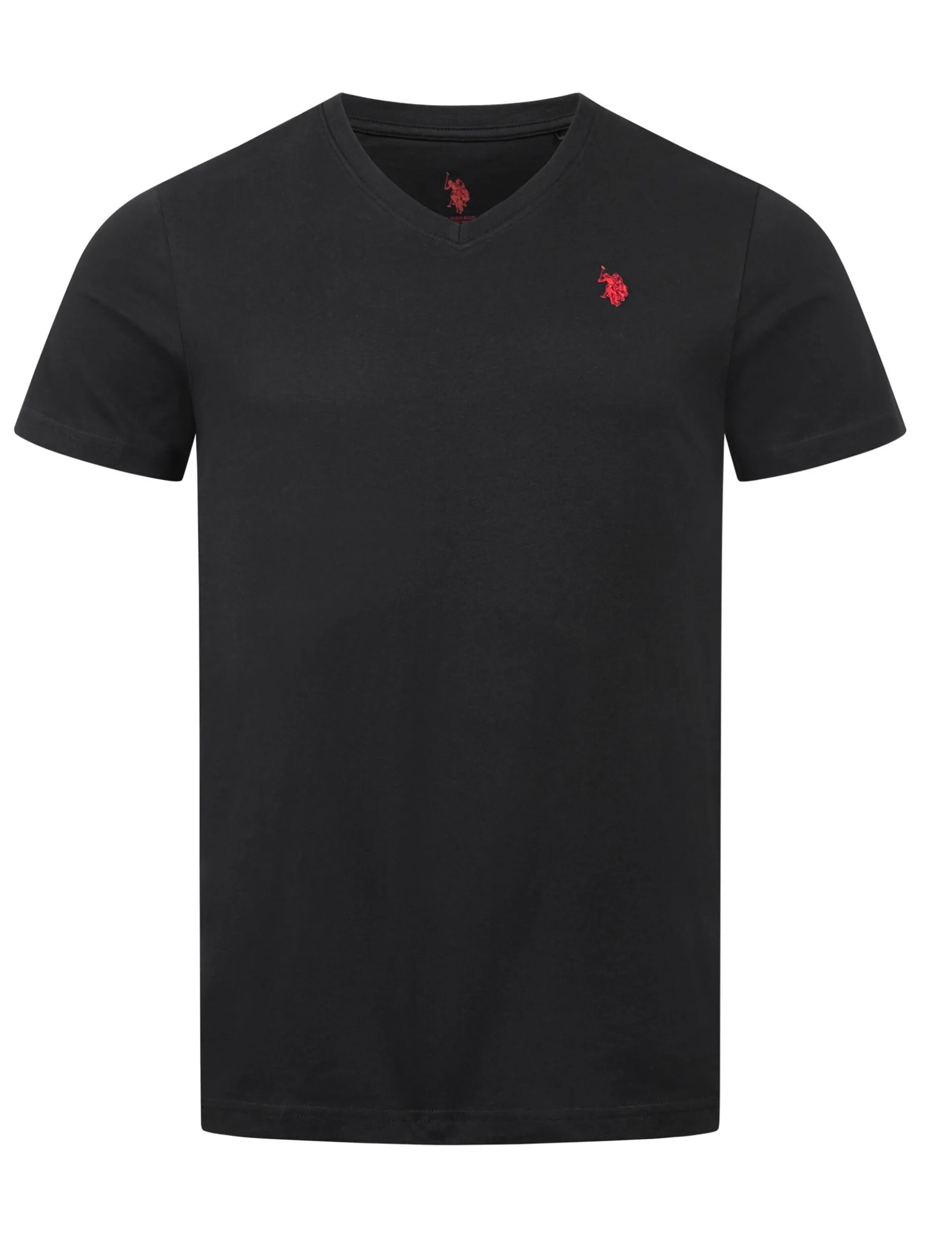 U.S. Polo Assn. Herren T-Shirt - USRiider in schwarz