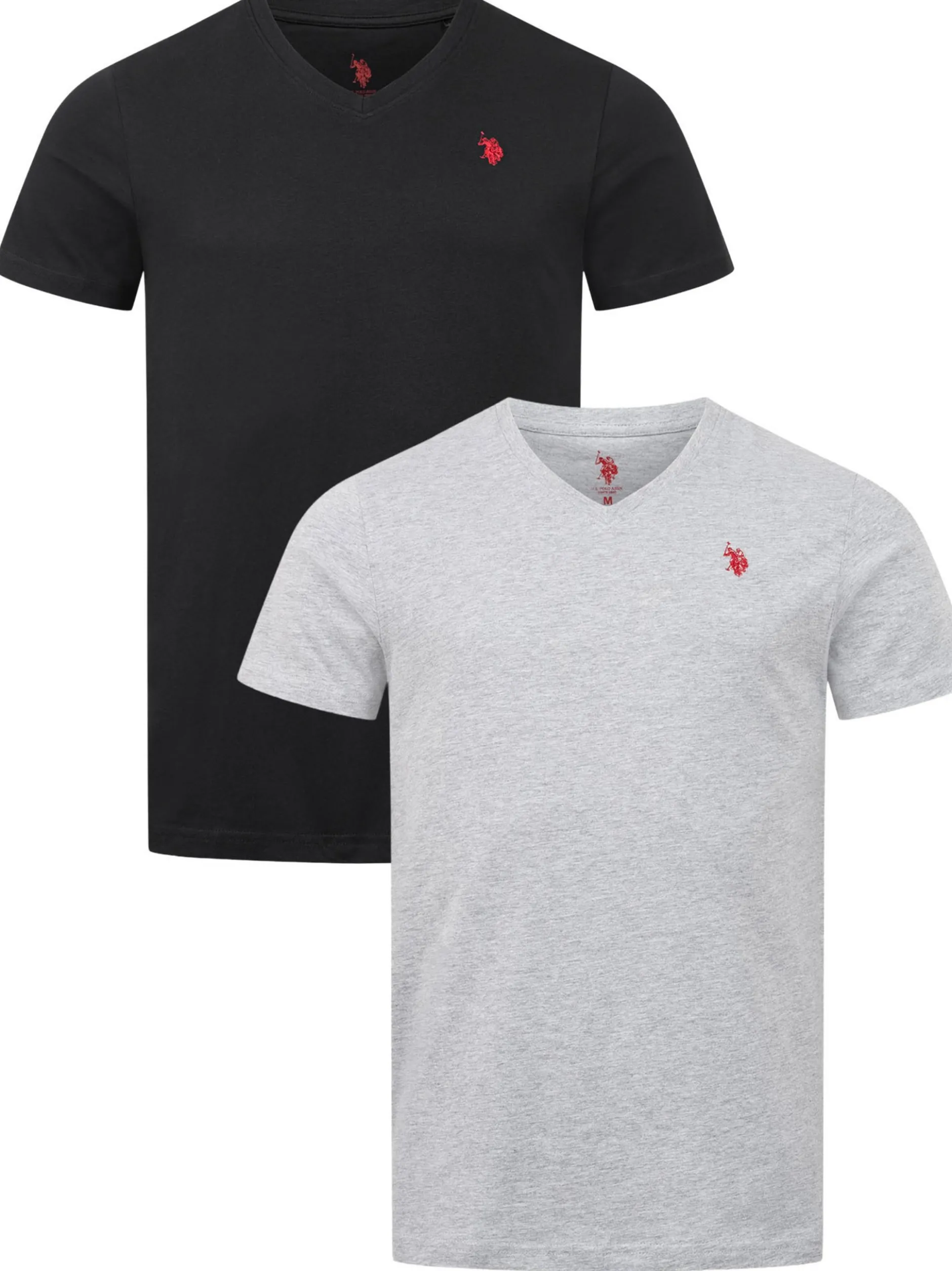 U.S. Polo Assn. Herren T-Shirt - USRiider in schwarz