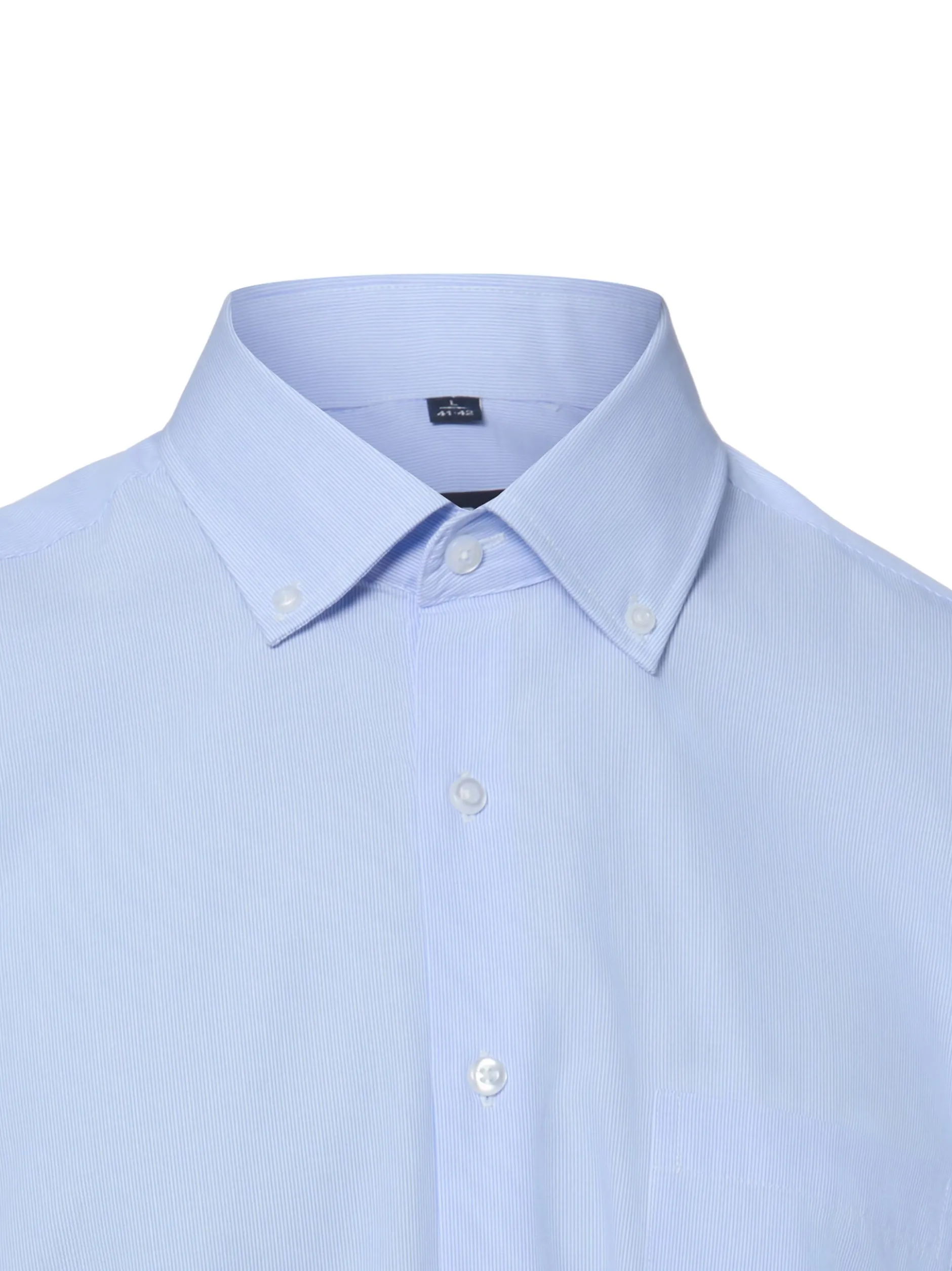 Van Graaf Herren Kurzarmhemd - Easy Care in hellblau