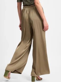 V by Vera Mont Damen Hose in oliv - Länge: lang