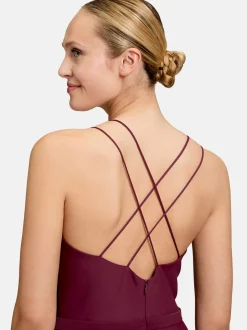 Vera Mont Damen Abendkleid in bordeaux