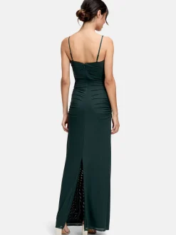 Vera Mont Damen Abendkleid in tanne