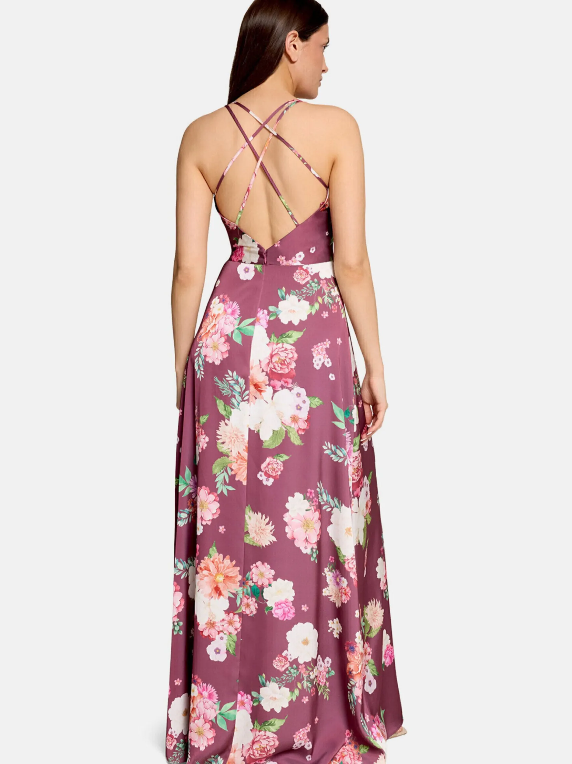 Vera Mont Damen Abendkleid in mehrfarbig