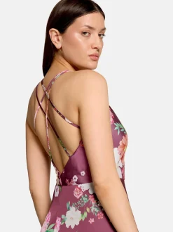 Vera Mont Damen Abendkleid in mehrfarbig