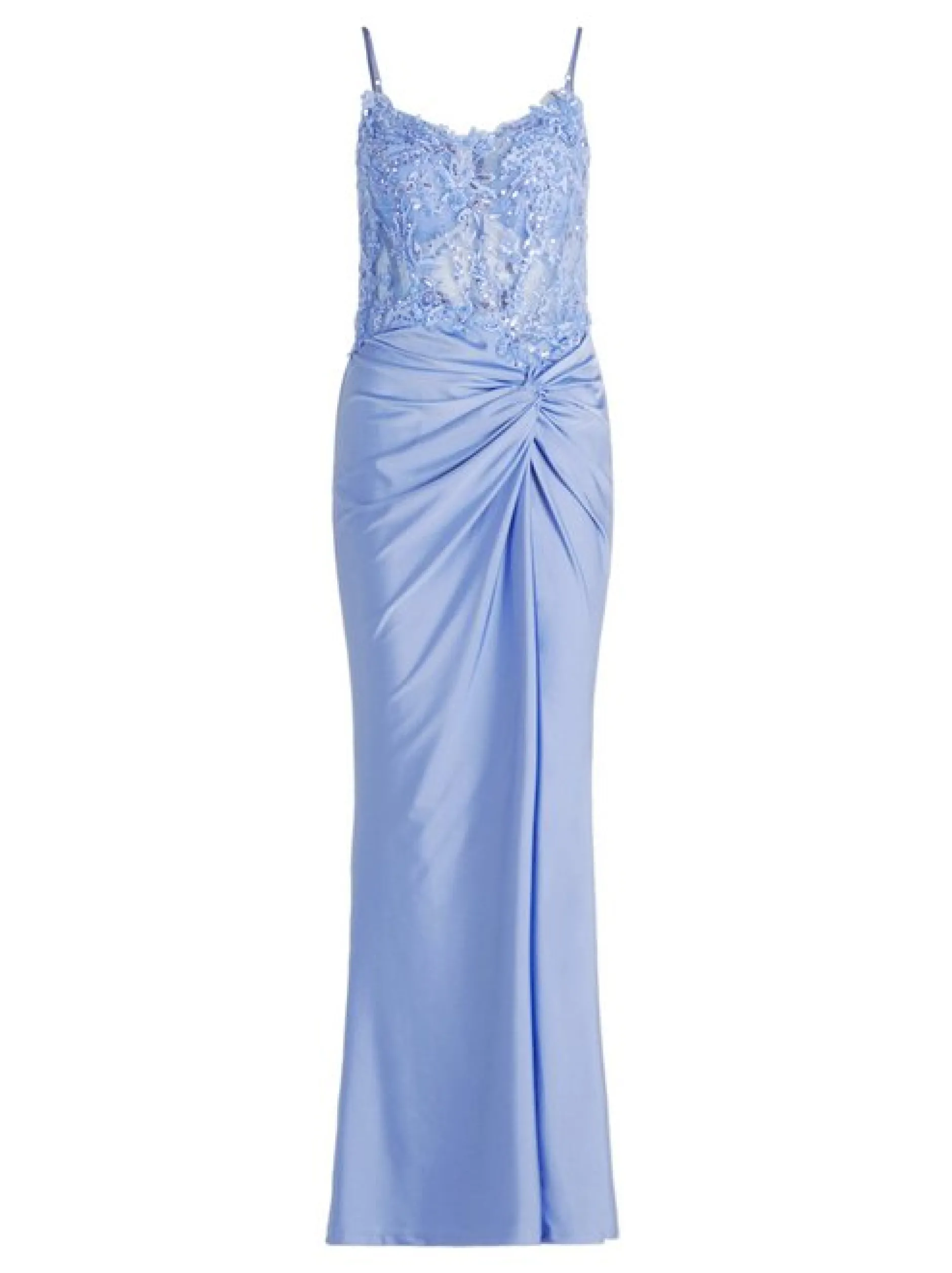 Vera Mont Damen Abendkleid in hellblau