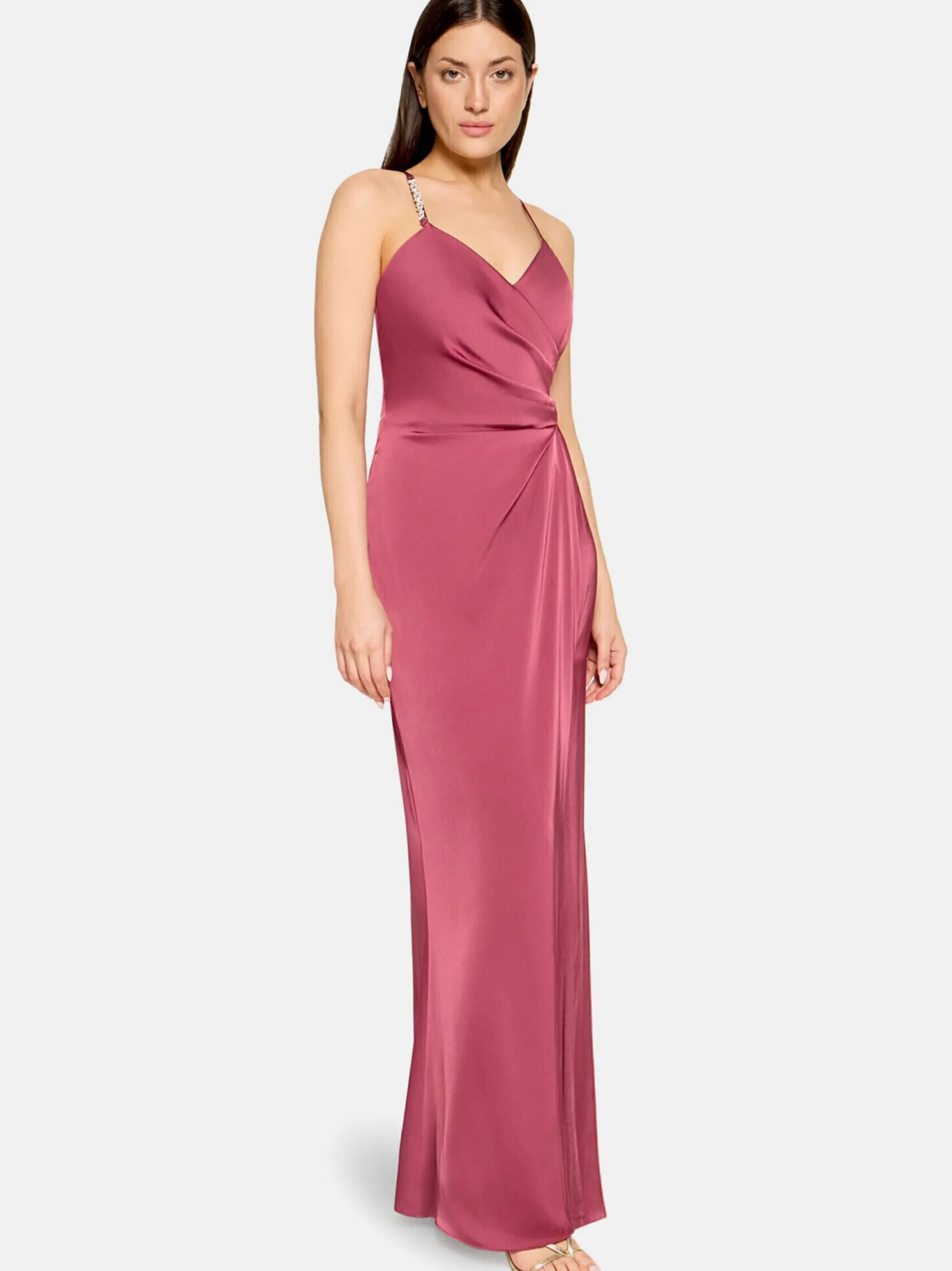 Vera Mont Damen Abendkleid in rot