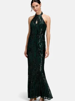 Vera Mont Damen Abendkleid in grün