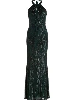 Vera Mont Damen Abendkleid in grün