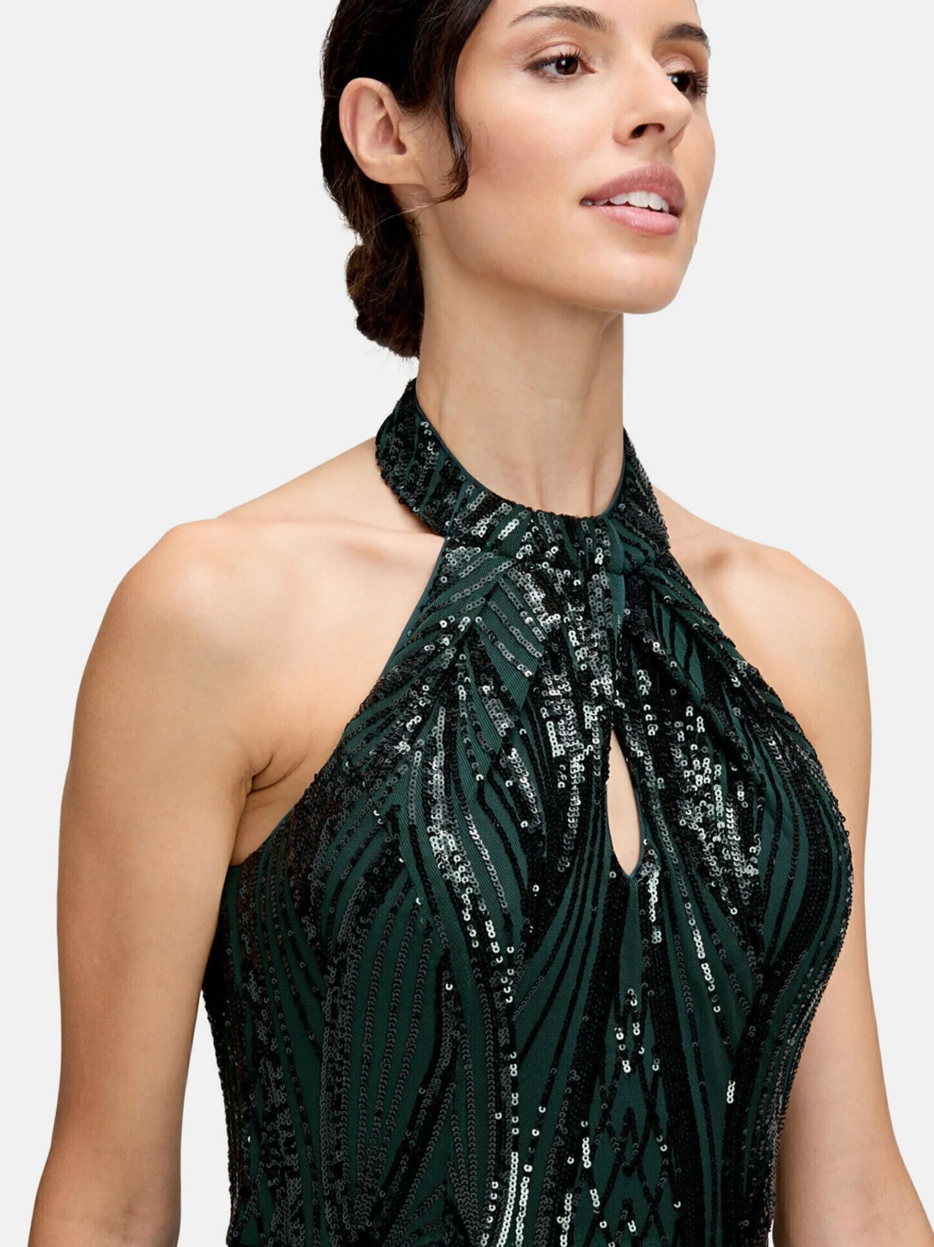 Vera Mont Damen Abendkleid in grün