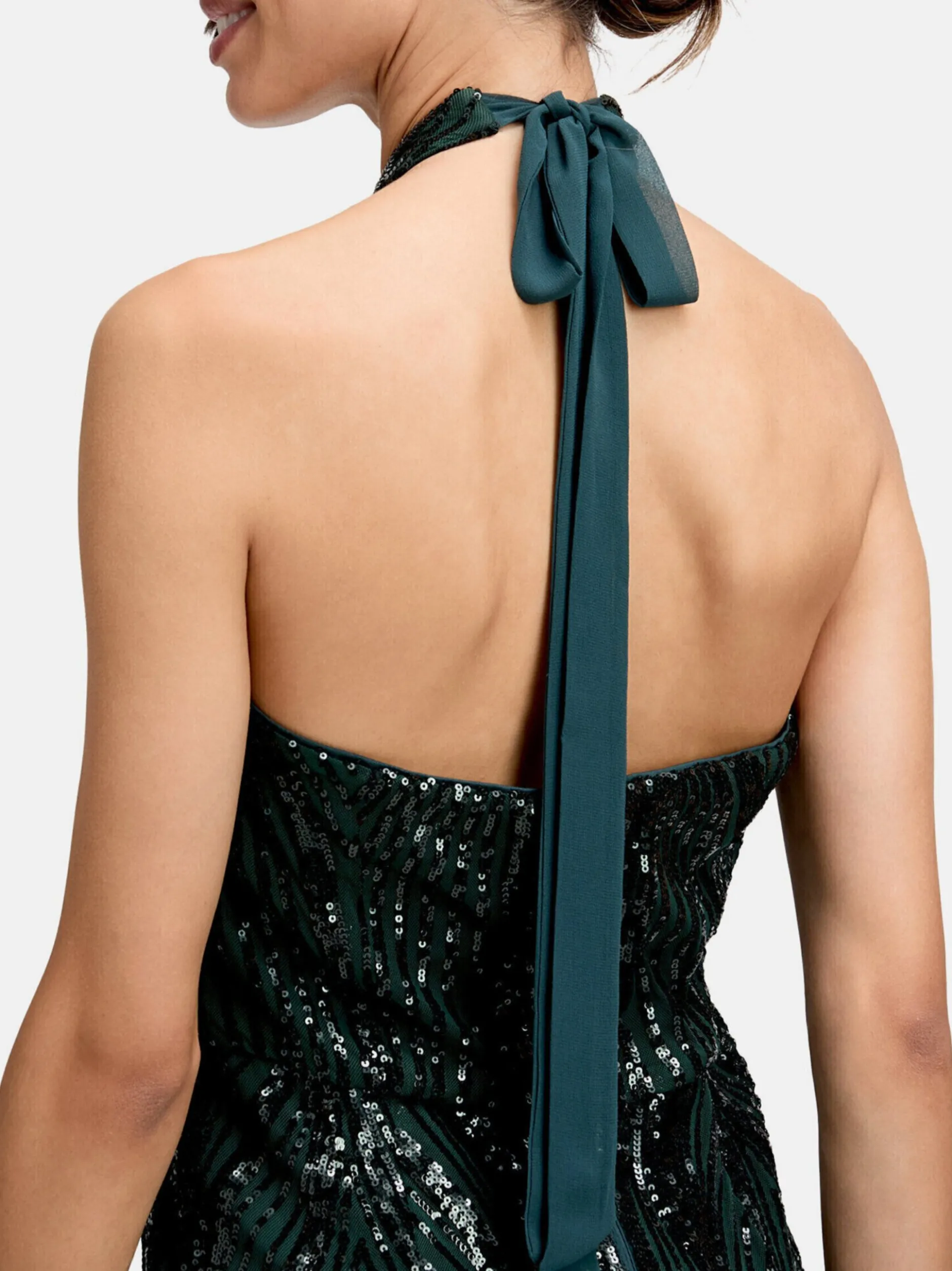 Vera Mont Damen Abendkleid in grün