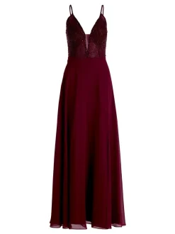 Vera Mont Damen Abendkleid in bordeaux