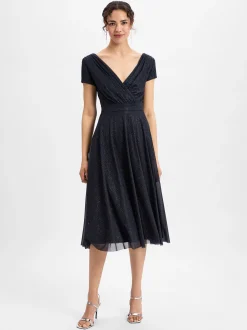 Vera Mont Damen Abendkleid in marine - Ärmel: ohne Arm