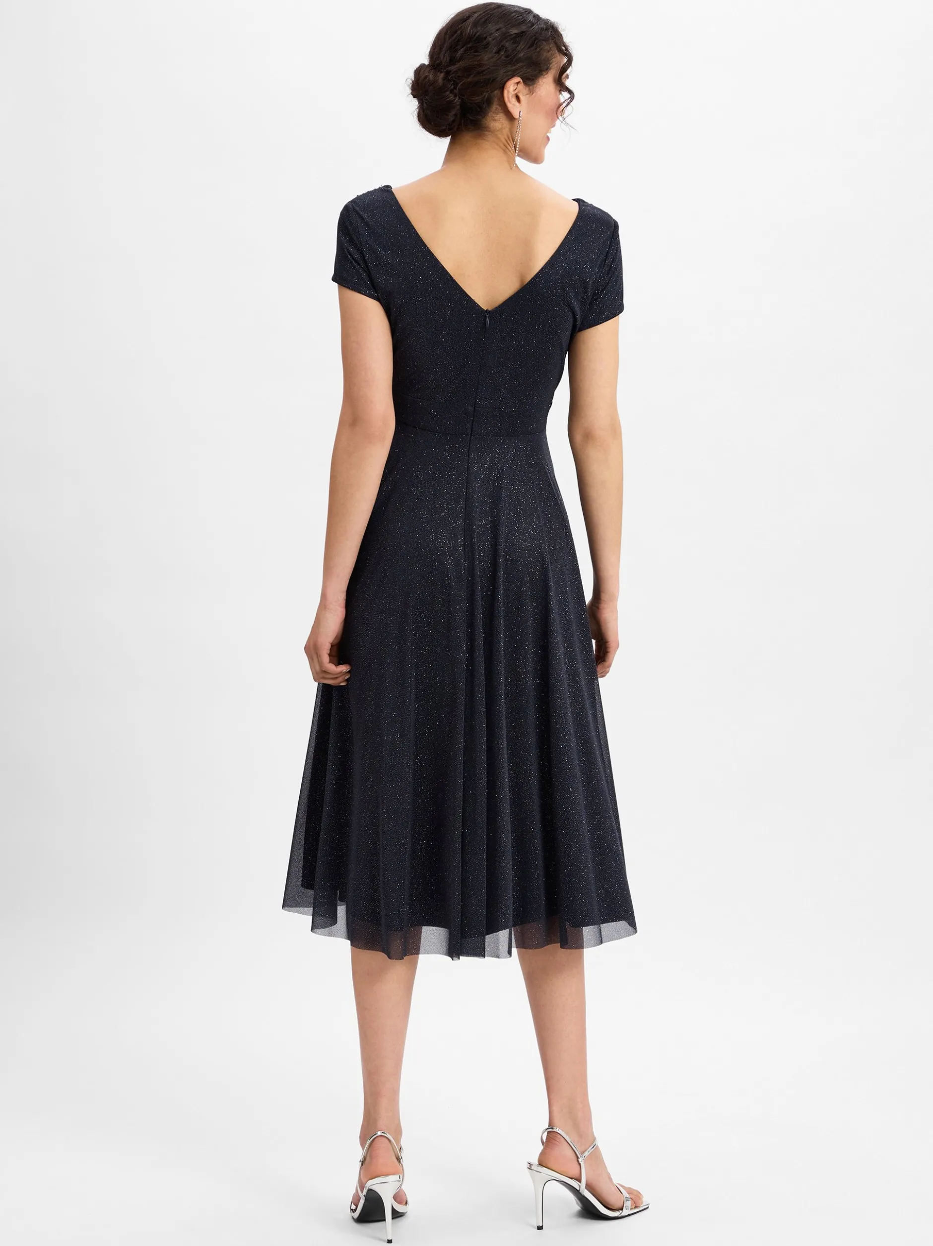 Vera Mont Damen Abendkleid in marine - Ärmel: ohne Arm
