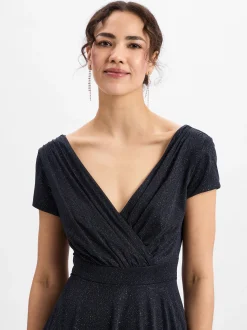 Vera Mont Damen Abendkleid in marine - Ärmel: ohne Arm