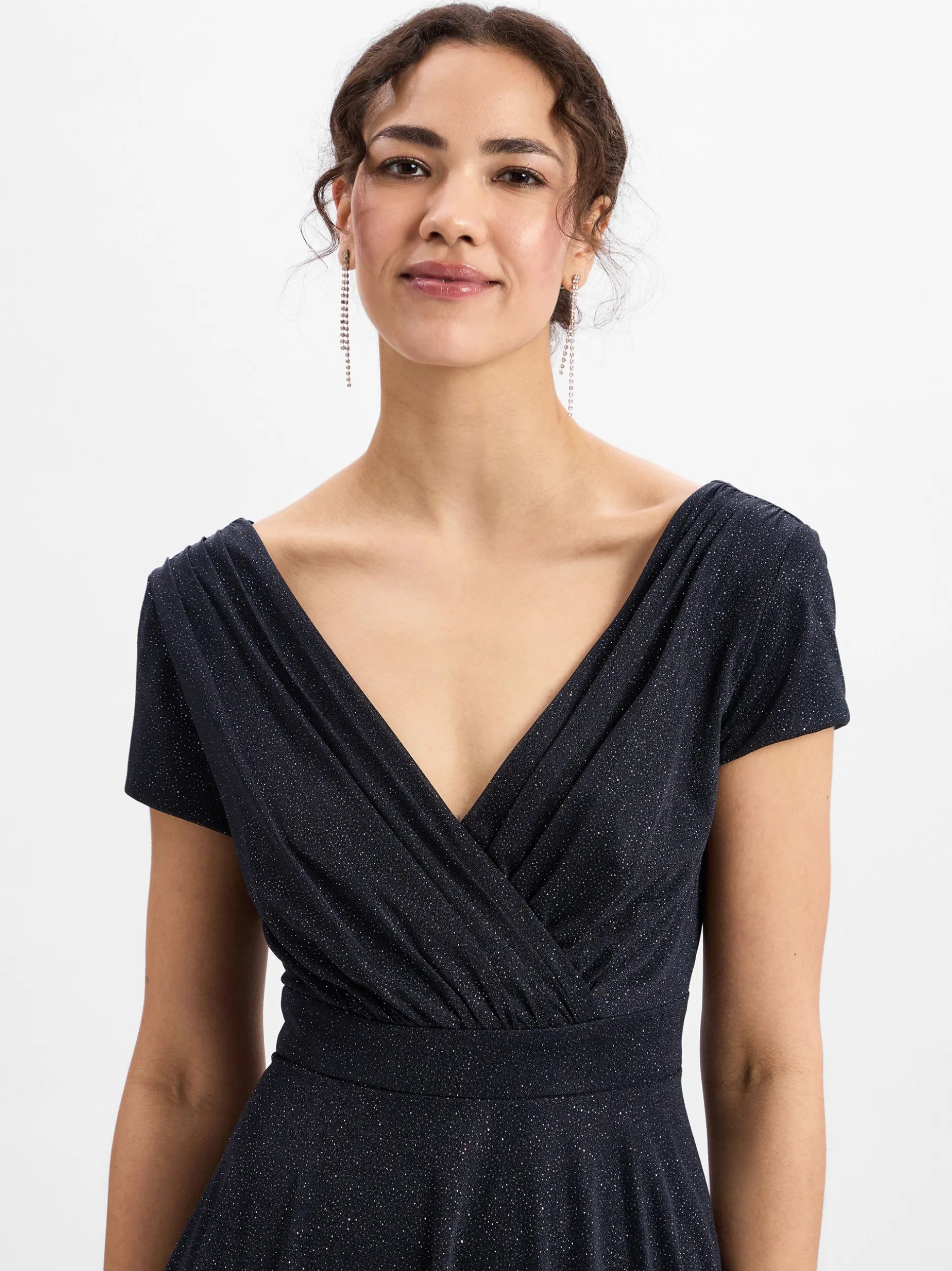 Vera Mont Damen Abendkleid in marine - Ärmel: ohne Arm